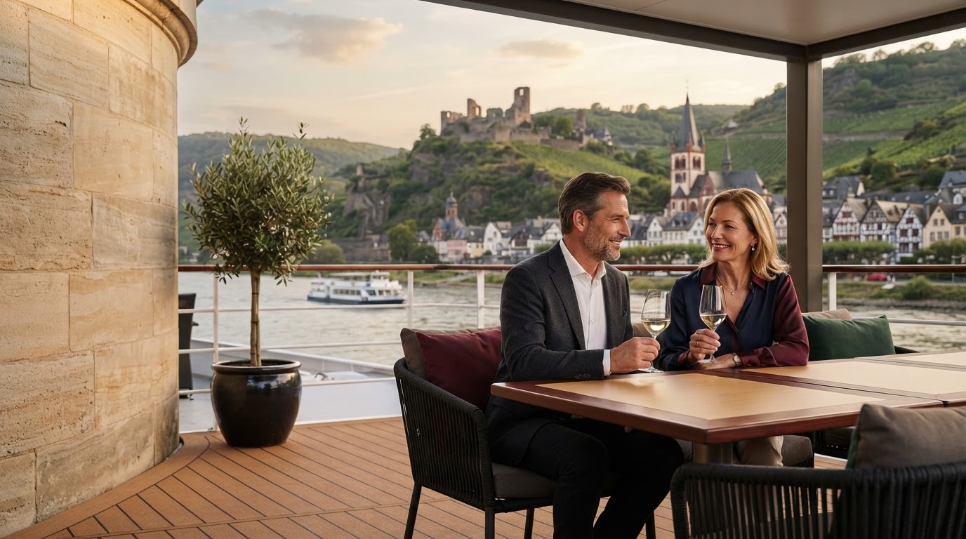 inCruises abstrakte Datenvisualisierung als Symbol für KI-gestützte Finanzanalyse